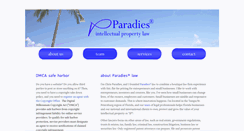 Desktop Screenshot of paradieslaw.com